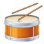 Emoji de bateria U+1F941 Emoji de bateria U+1F941