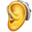 Emoji de aparelho auditivo U+1F9BB Emoji de aparelho auditivo U+1F9BB