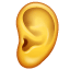 Emoji orelha U+1F442