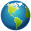 WhatsApp de globo América U+1F30E WhatsApp de globo América U+1F30E