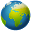 Globo Europa África U+1F30D Globo Europa África U+1F30D