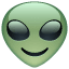 Emoji alienígena Whatsapp U+1F47D