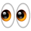 Emoji olhos U+1F440