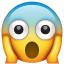 Emoji congelado de medo U+1F631 Emoji congelado de medo U+1F631