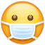 Emoji com máscara U+1F637 Emoji com máscara U+1F637