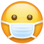 Emoji com máscara U+1F637