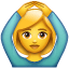 Emoji tudo em ordem U+1F646 Emoji tudo em ordem U+1F646