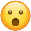 Carinha boca aberta U+1F62E