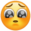 Carinha triste com olhos grandes U+1F97A Carinha triste com olhos grandes U+1F97A