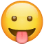 Carinha língua para fora U+1F61B