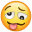 Carinha emoji louco U+1F974 Carinha emoji louco U+1F974