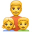 homem com as crianças U+1F468 U+1F467 U+1F466 homem com as crianças U+1F468 U+1F467 U+1F466