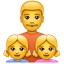 pai filhas emoji U+1F468 U+1F467 U+1F467 pai filhas emoji U+1F468 U+1F467 U+1F467