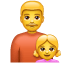 homem filha U+1F468 U+1F467 homem filha U+1F468 U+1F467