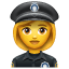 mulher policial smiley U+1F46E U+2640 mulher policial smiley U+1F46E U+2640