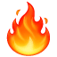 Emoji chama fogo U+1F525 Emoji chama fogo U+1F525