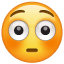 Emoji corado U+1F633 Emoji corado U+1F633