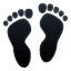 Emoji pegadas de pé U+1F463
