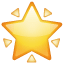 Estrela brilhante Whatsapp U+1F31F Estrela brilhante Whatsapp U+1F31F
