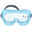 Óculos de segurança emoji U+1F97D