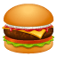 Emoji de hambúrguer U+1F354 Emoji de hambúrguer U+1F354