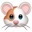 Emoji hamster U+1F439 Emoji hamster U+1F439