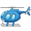 Emoji helicóptero U+1F681