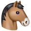 Emoji carinha de cavalo U+1F434