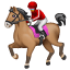 Emoji Jóquei U+1F3C7 Emoji Jóquei U+1F3C7
