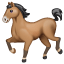 Emoji de cavalo U+1F40E