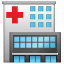 Emoji hospital U+1F3E5