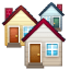 Emoji casas residenciais U+1F3D8 Emoji casas residenciais U+1F3D8