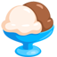 Emoji de sorvete na taça U+1F368