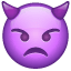 Emoji diabinho U+1F47F Emoji diabinho U+1F47F