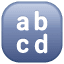 Whatsapp botão abcd U+1F521 Whatsapp botão abcd U+1F521