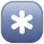 Emoji da tecla estrela U+2A Emoji da tecla estrela U+2A