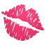 Emoji marca de beijo U+1F48B Emoji marca de beijo U+1F48B