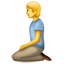 Emoji ajoelhado U+1F9CE Emoji ajoelhado U+1F9CE