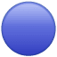Símbolo de círculo azul U+1F535 Símbolo de círculo azul U+1F535