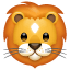 Emoji leão U+1F981