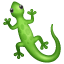 Emoji de lagarto U+1F98E Emoji de lagarto U+1F98E