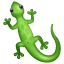 Emoji de lagarto U+1F98E