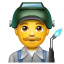 soldador emoji U+1F468 U+1F3ED soldador emoji U+1F468 U+1F3ED