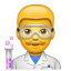 cientista homem emoji U+1F468 U+1F52C cientista homem emoji U+1F468 U+1F52C