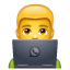 homem com laptop U+1F468 U+1F4BB homem com laptop U+1F468 U+1F4BB