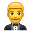 Homem de terno U+1F935 Homem de terno U+1F935