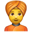 turbante emoji U+1F473 turbante emoji U+1F473