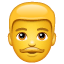 Emoji homem U+1F468 Emoji homem U+1F468
