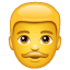 Emoji homem U+1F468