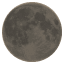 Lua preta U+1F311 Lua preta U+1F311